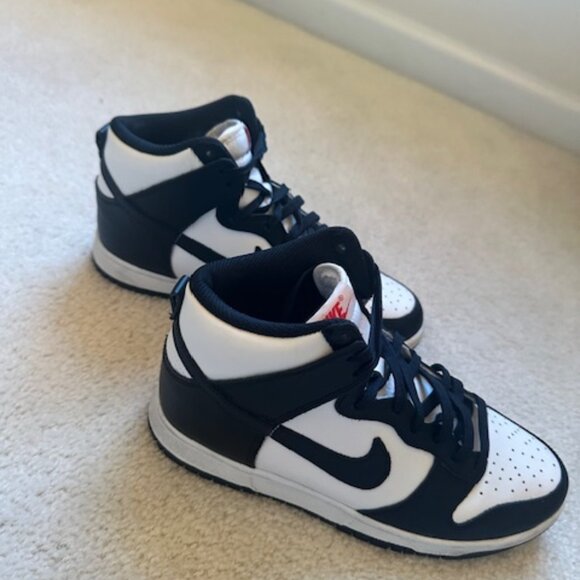 Nike Dunk High Retro - Black and White (Size Woman 8, Mens 6) - Picture 1 of 10